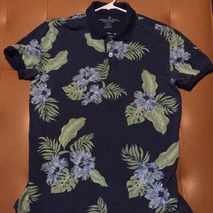 floral polo